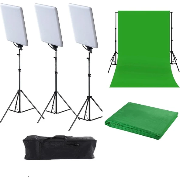 Waywel FX-LED530 3'lü Sürekli Işık Full Kit ürün görseli 1