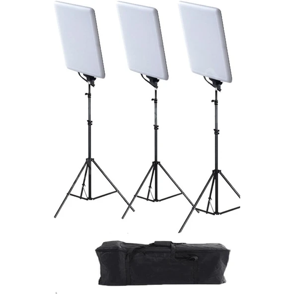 Waywel FX-LED530 Video Sürekli Işık 3 Lü Panel Seti ürün görseli 1