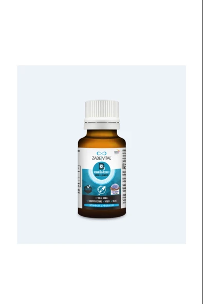 Zade Vital Vitamin D3K2 1000 IU Damla 20 ml ürün görseli 1