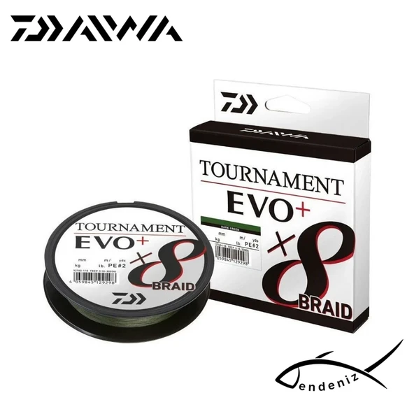 Daiwa Tournament EVO+ 8B 135m Dark Green İp Misina ürün görseli 1