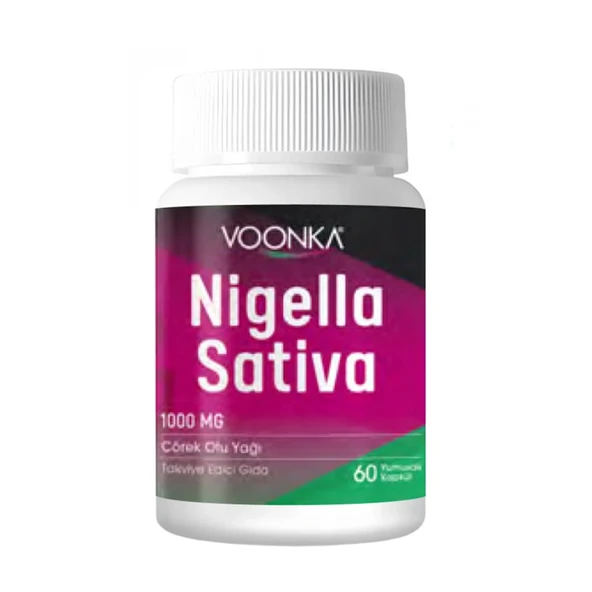 Voonka Nigella Sativa Çörek Otu Yağı 60 Yumuşak Kapsül ürün görseli 1