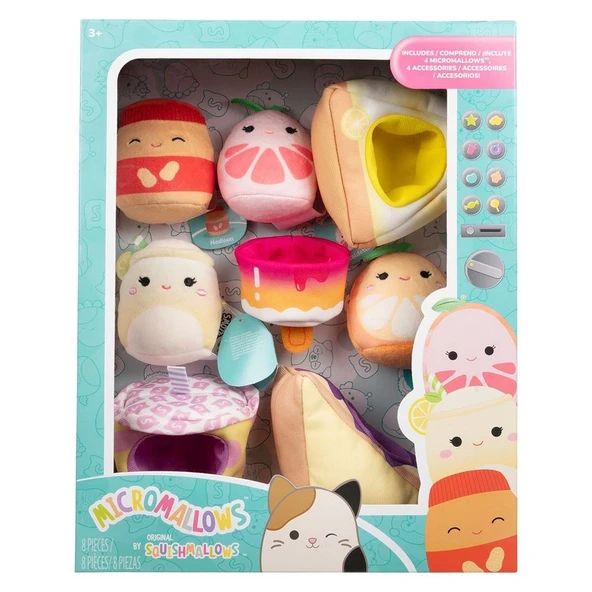 Micromallows 4 Figür + 4 Aksesuar Seti - Resim 3
