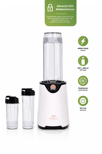 YH-1200 Kişisel Blender – 600W Güçlü & Taşınabilir Smoothie Makinesi ürün görseli 1