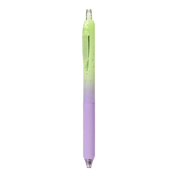 WRITECH SOFT GRIP NEBULA JEL KALEM YESIL/MOR W0163 ürün görseli 1