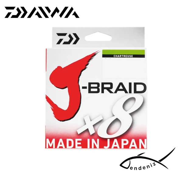 Daiwa JBraid 8B 150m Chartreuse İp Misina ürün görseli 1