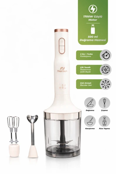 YH-94 El Blender Seti – Parçalayıcı, Çırpıcı ve Metal Blender ürün görseli 1