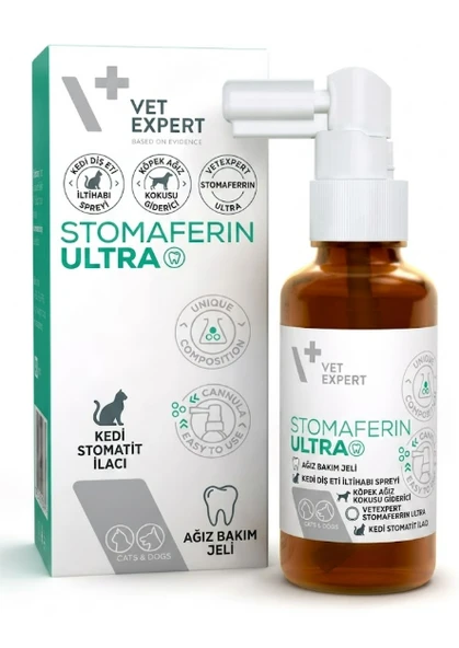 VetExpert Stomaferrin Ultra 30 ml (Ağız Kokusu, Diş Eti İltihabı ve Stomatit Giderici) ürün görseli 1