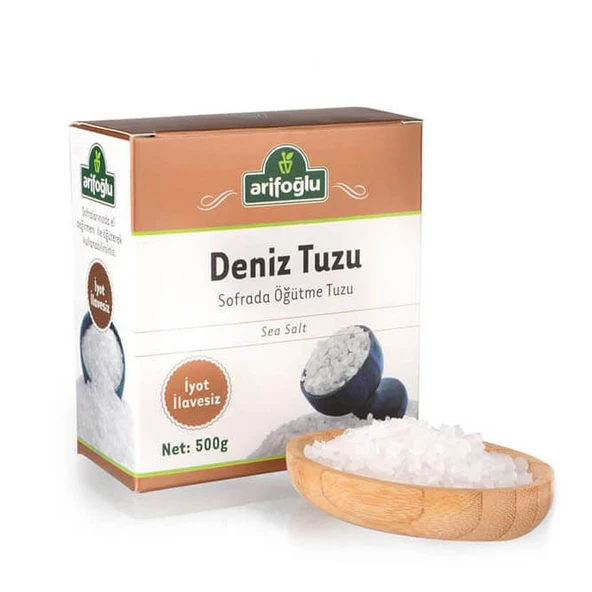 Arifoğlu Deniz Tuzu Sofrada Öğütme 500G ürün görseli 1