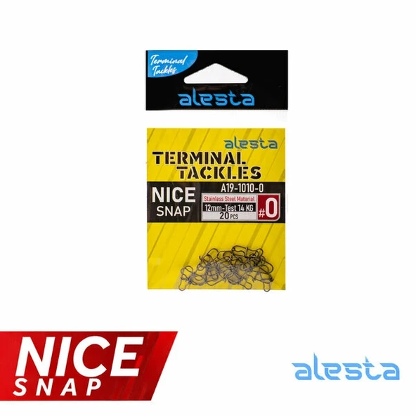 ALESTA NICE KLİPS BN NO:0 20Lİ PAKET ürün görseli 1