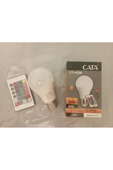 Cata Cata Kumandalı Led Ampul, Ct-4058 Beyaz ürün görseli 1