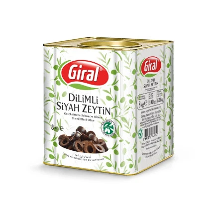 Giral Dilimli Siyah Zeytin 8 Kg ürün görseli 1