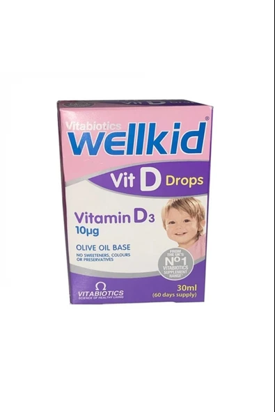 Wellkid Vitamin D Drops 30 ml ürün görseli 1