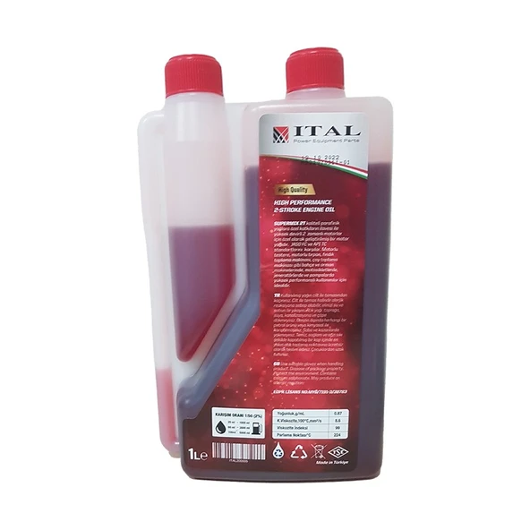 İtal Motorlu Testere Yağ Seti Maksi 2'li Set - Resim 5