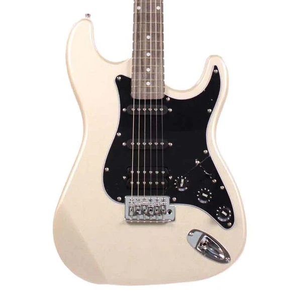 Angel  AEG111-GRY HSS  Gri Elektro Gitar ürün görseli 1