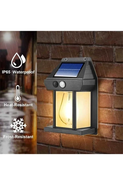 Dalian Home Dalian Home Güneş Enerjili Bahçe Led Ampul Hareket Sensörlü Bahçe Led Su Geçirmez 3 Mod'lu Solar Led Unichrome ürün görseli 1