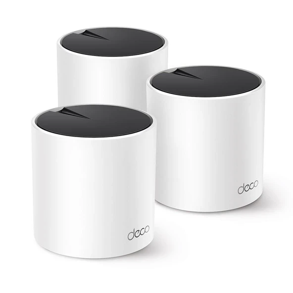 Tp-Link DECO X55 3LÜ Wi-Fi 6 AX3000 Tüm Evi Kapsayan Mesh Wifi Sistemi ürün görseli 1