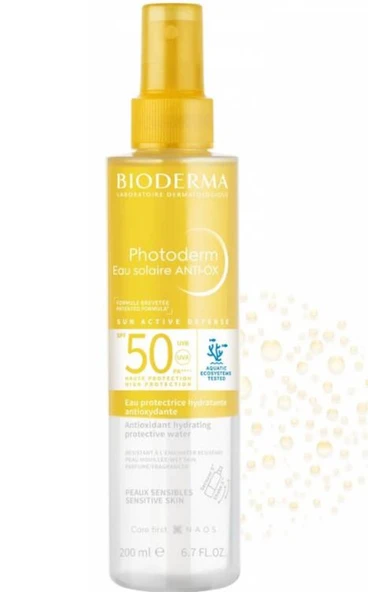 Bioderma Photoderm Anti OX Sun Protective Water SPF50 Yaşlanma Karşıtı Antioksidan Güneş Koruyucu 200 ml ürün görseli 1