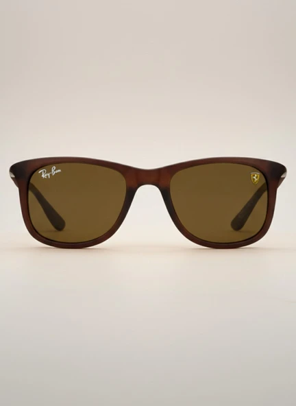 Ray Ban RB8352  Ferrari Matte Brown Güneş Gözlüğü ürün görseli 1