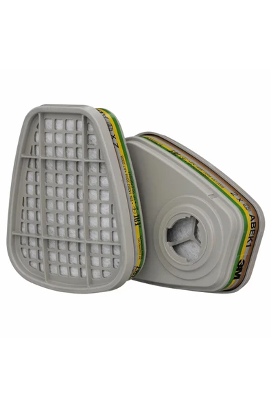 3M 6059 Abek1 Organik Gaz Buhar Maske Filtresi ürün görseli 1