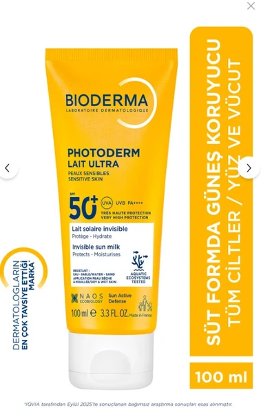 Bioderma Photoderm Lait Ultra SPF50+ 100 m ürün görseli 1