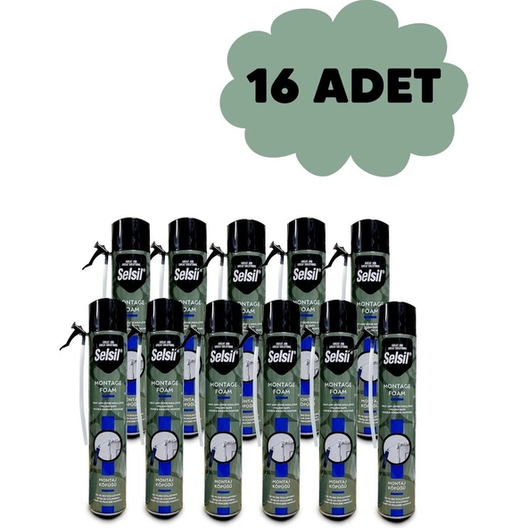 Selsil Köpük Polüretan 600 Gr - 16 Adet ürün görseli 1