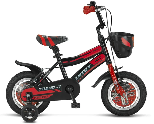 Ümit Trend Y 12 Jant V BMX Çocuk Bisikleti Siyah Kırmızı ürün görseli 1