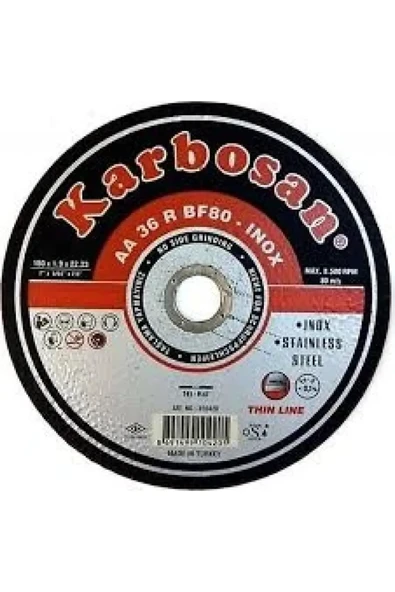 Karbosan İnox Metal Kes.180 Mm 910420 ürün görseli 1