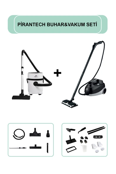 CB-107C Çok Fonksiyonlu Buharlı Temizlik Makinası / ES-07 Panda Islak & Kuru Elektrikli Süpürge ürün görseli 1