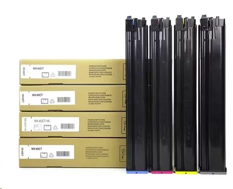 ~(Premium) Muadil Toner~ Sharp uyumlu *MX60/MX61*  (800gr) -40K- - Siyah ürün görseli 1