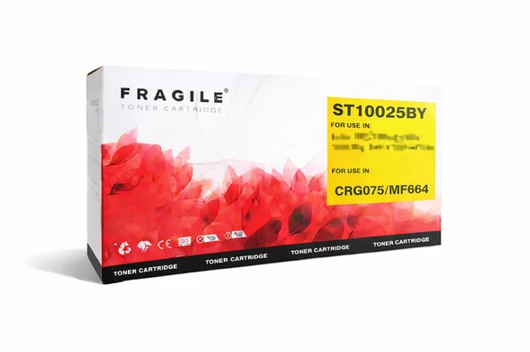 ~Muadil Toner~ Canon uyumlu (FRAGILE) *CRG075/MF664* Sarı -1.3K- (ÇİPLİ) (Yeni Ürün) ürün görseli 1