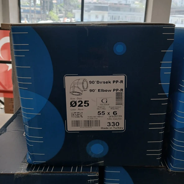 Kalde 25 mm Dirsek 90° 330 ADET - Resim 2