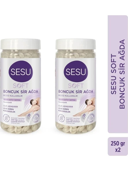 Sesu Boncuk Sir Ağda Soft 250 Gr x 2 Adet ürün görseli 1