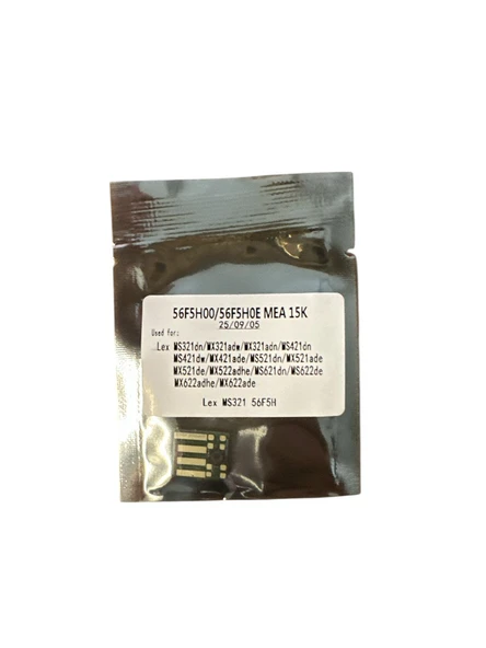 -CHIP- LEXMARK SİYAH *MS321/MS521/56F5H00* -15K- ürün görseli 1