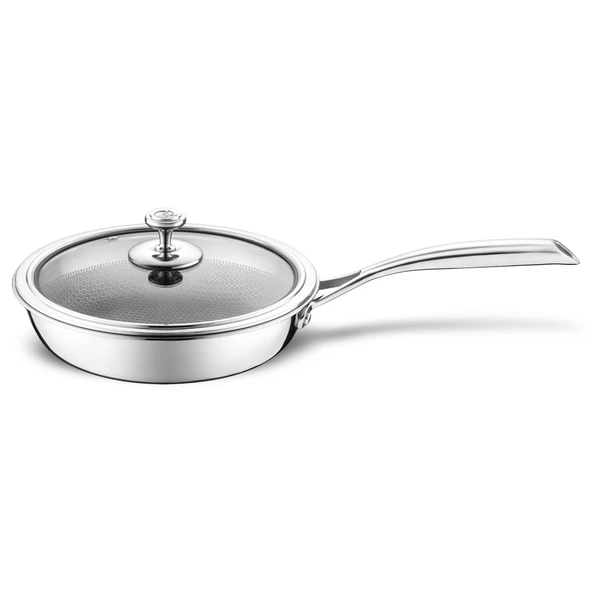 Jumbo Gourmet 3PLY İndüksiyon Tabanlı Çelik Tava 24 cm ürün görseli 1