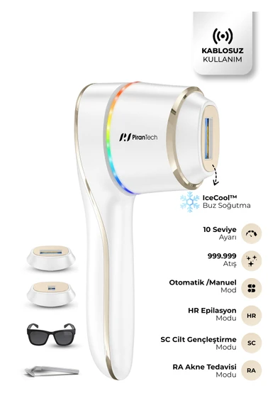 BHRL-15 IPL Lazer Epilasyon Cihazı Buz Soğutmalı, 10 Seviye, Kablosuz & Kablolu ürün görseli 1