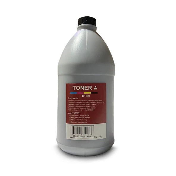 Toner Tozu Brother HK-022 *TN1040/TN2355* (Yuvarlak şişe) 1000 GR Koli İçi 15 Ad. ürün görseli 1