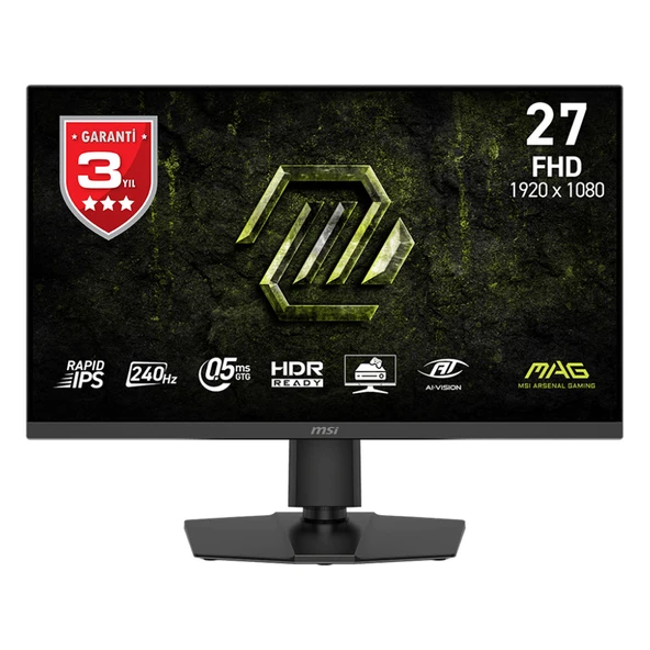 27 MSI MAG 272PF X24 0.5MS 240HZ IPS ADAPTIVE-SYNC PIVOT ürün görseli 1