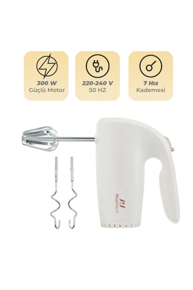 YH-307 - 7 Kademeli Pratik El Mikseri - Paslanmaz Çelik Aparatlı ürün görseli 1