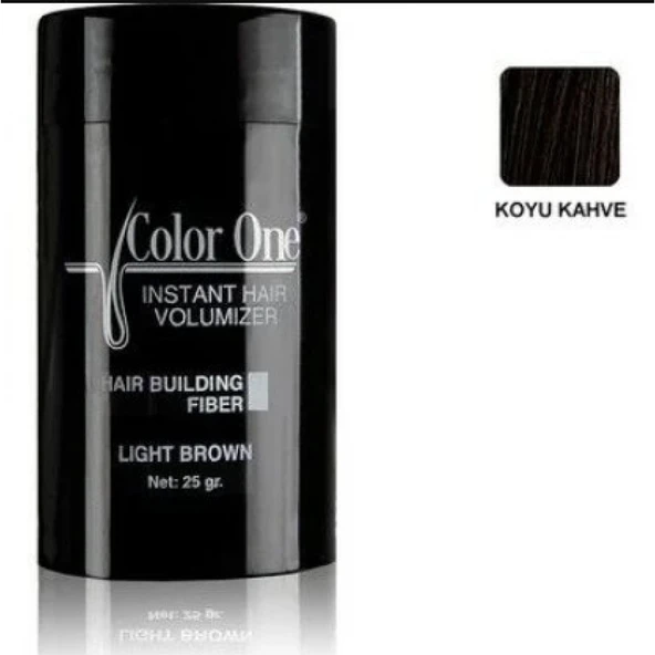 Color One Topik Saç Tozu Koyu Kahverengi 25 gr ürün görseli 1
