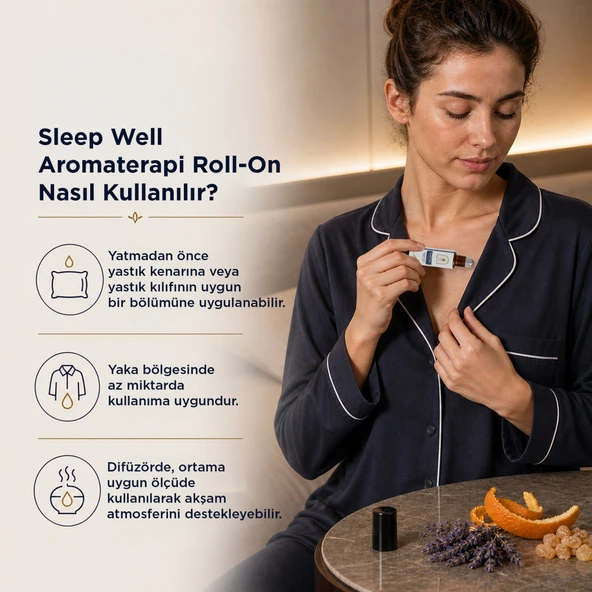 Sleep Well Aromaterapi Roll-On 10 ml %100 Doğal - Resim 4