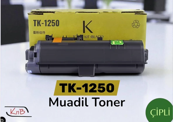 Kyocera TK1250 UYUMLU MUADİL TONER -3K- (120gr) MA3500X, MA3500WX, MA3501WFX,PA3500X, PA3500WX ürün görseli 1