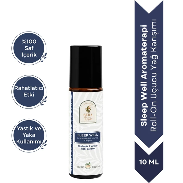Sleep Well Aromaterapi Roll-On 10 ml %100 Doğal ürün görseli 1
