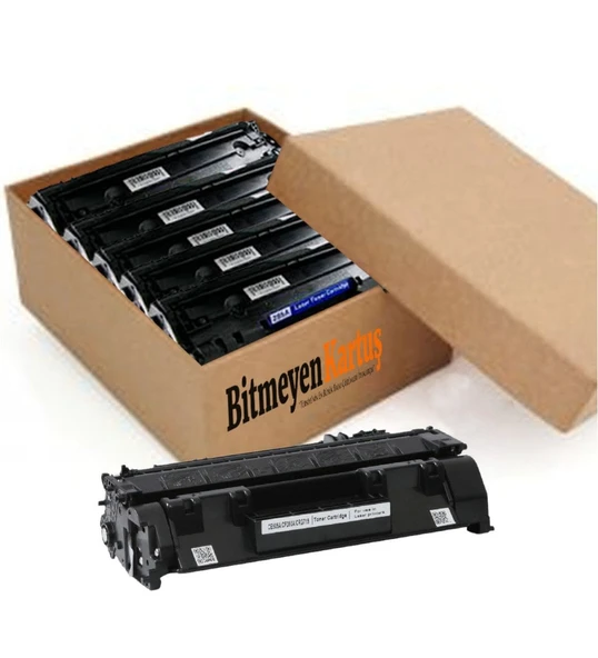 1 KOLİ (TOPTAN 10 ADET) HP CE505A/280A Muadil Toner 05A HP P2030 P2035 P2050 P2055 Pro 400 M401 MFP M425 (2700 Sayfa) ürün görseli 1