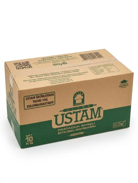 ULTRA USTAM PASTACILIK AMAÇLI BİTKİSEL MARGARİN – 10 KG ürün görseli 1