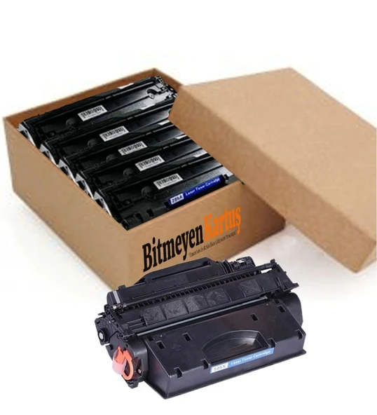 1 KOLİ (10 ADET) HP CE505A / 80A UYUMLU PLUSCOPY MUADİL TONER / M401DN / M425DN ürün görseli 1