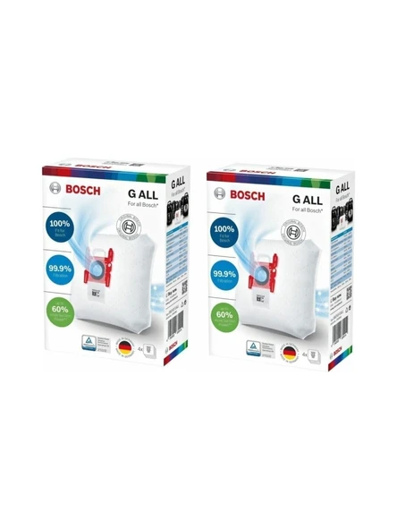 Bosch BBZ41FGALL Toz Torbası 99.9% Filtrasyon ve 60% Daha Fazla Emme Gücü 2 Kutu ürün görseli 1
