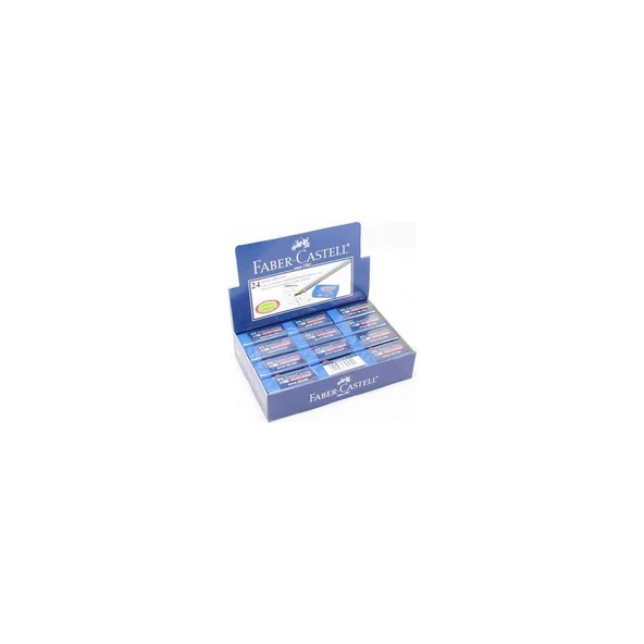 Sınav Silgisi Dust-Free Mavi 24’lü Paket - Resim 3