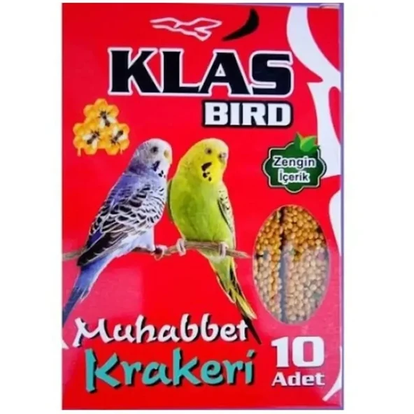 MUHABET KUŞU KRAKER  İÇERİK     10 ADET PAKETTE ürün görseli 1