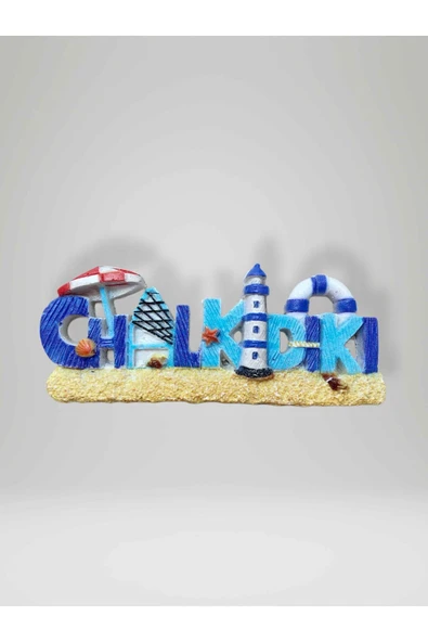 Chalkidiki (YUNANİSTAN) Temalı Kabartmalı Polyester Magnet Buzdolabı Süsü ürün görseli 1
