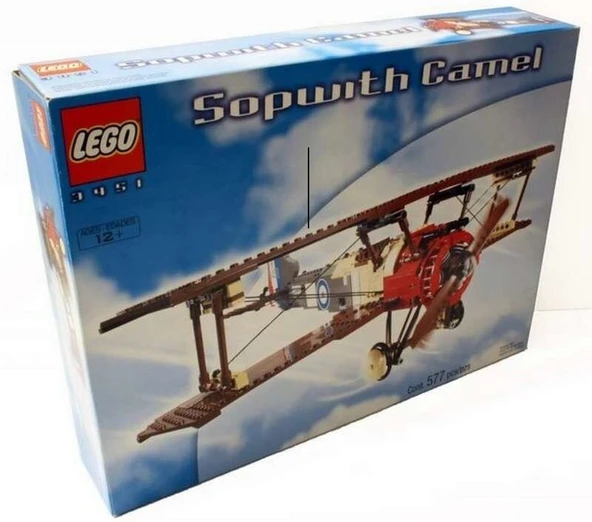 LEGO 3451 Sculptures Sopwith Camel Uçak ürün görseli 1